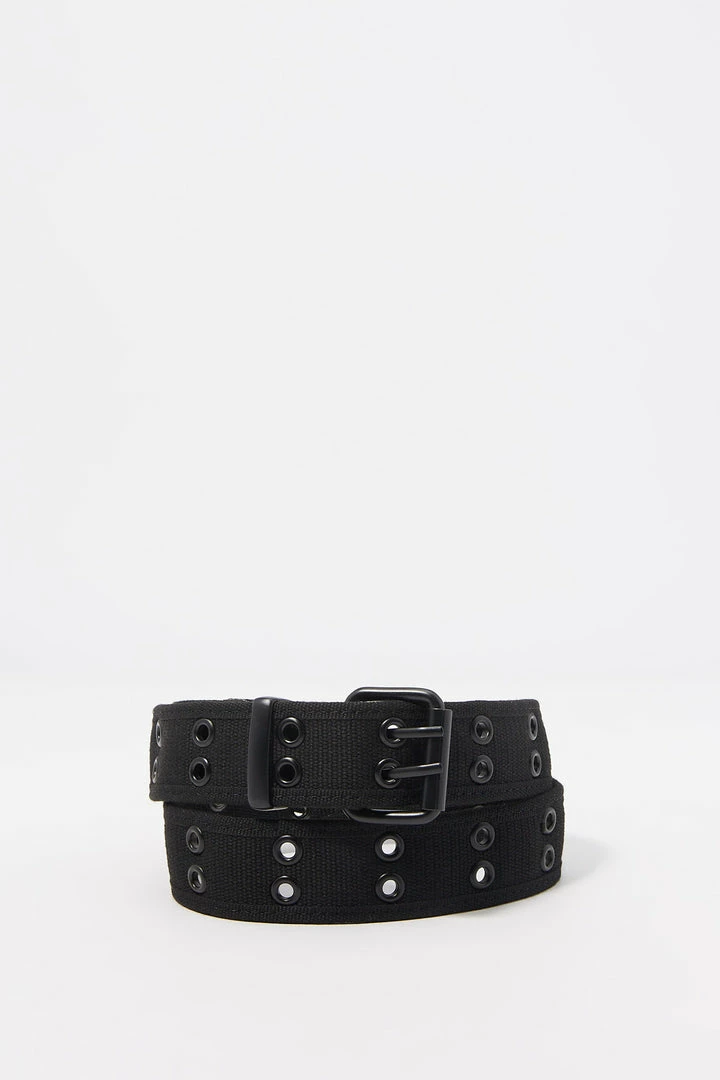 Mens Double Grommet Canvas Buckle Belt Online Exclusive 1 Mens Double Grommet Canvas Buckle Belt Online Exclusive