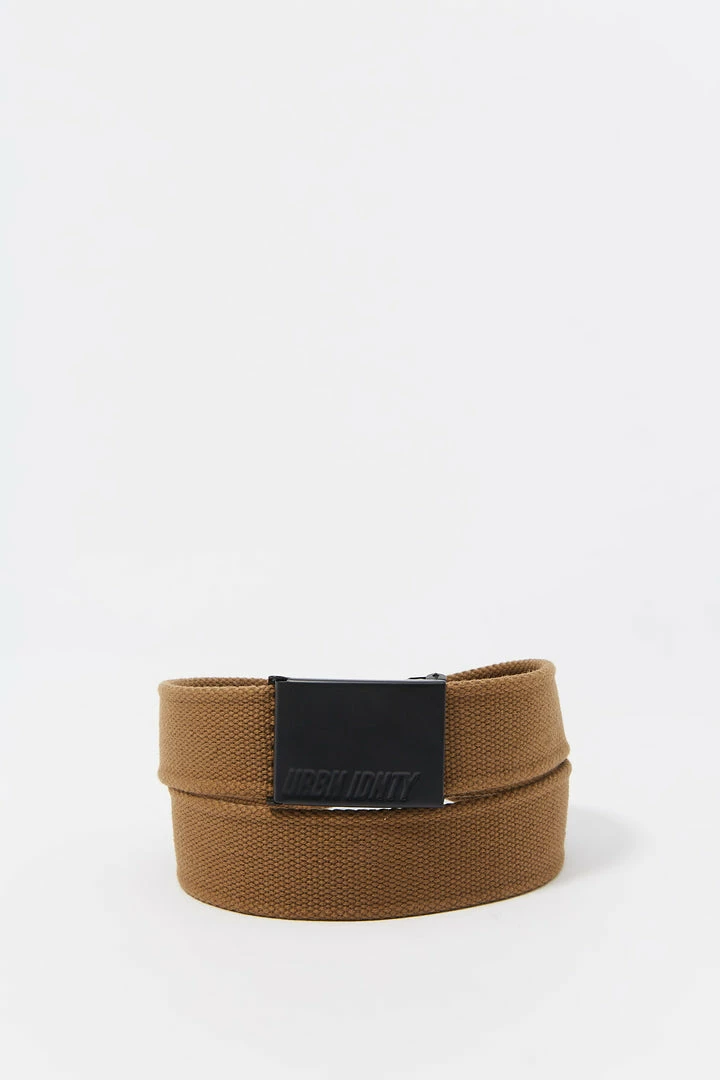 Mens Online Exclusive Urban Identity Canvas Buckle Belt 4 Mens Online Exclusive Urban Identity Canvas Buckle Belt