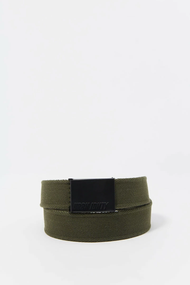 Mens Online Exclusive Urban Identity Canvas Buckle Belt 1 Mens Online Exclusive Urban Identity Canvas Buckle Belt