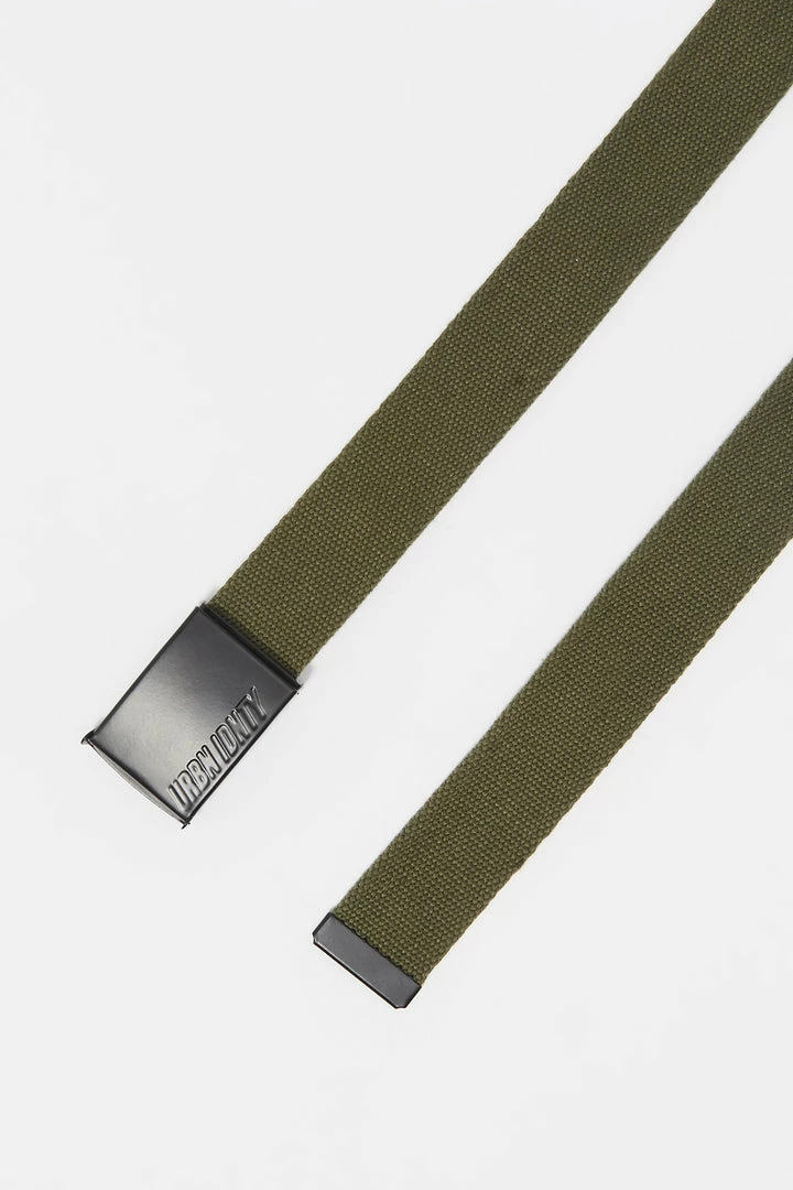 Mens Online Exclusive Urban Identity Canvas Buckle Belt 6 Mens Online Exclusive Urban Identity Canvas Buckle Belt