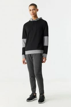 Mens Colour Block Tech Fleece Popover Hoodie 20 Mens Colour Block Tech Fleece Popover Hoodie