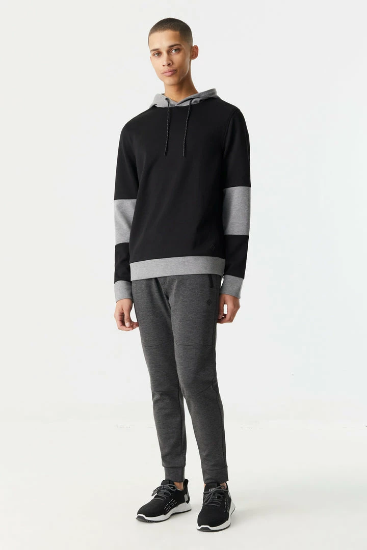 Mens Colour Block Tech Fleece Popover Hoodie 6 Mens Colour Block Tech Fleece Popover Hoodie