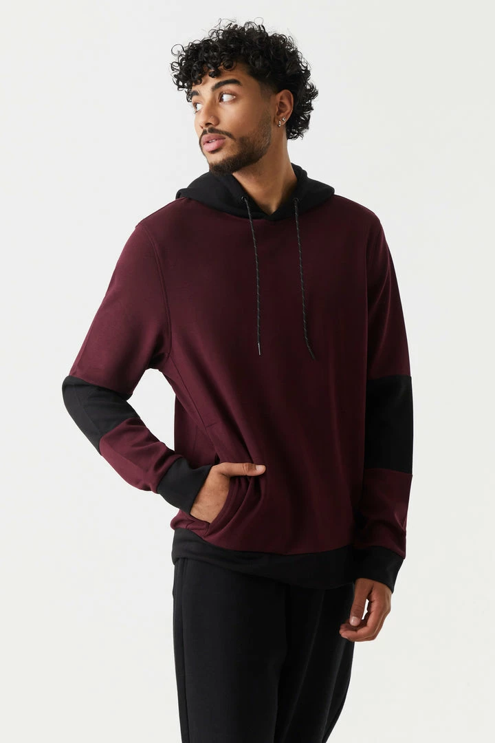 Mens Colour Block Tech Fleece Popover Hoodie 13 Mens Colour Block Tech Fleece Popover Hoodie