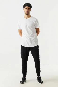 Mens Bottoms Colour Block Panel Fleece Jogger 8 Mens Bottoms Colour Block Panel Fleece Jogger