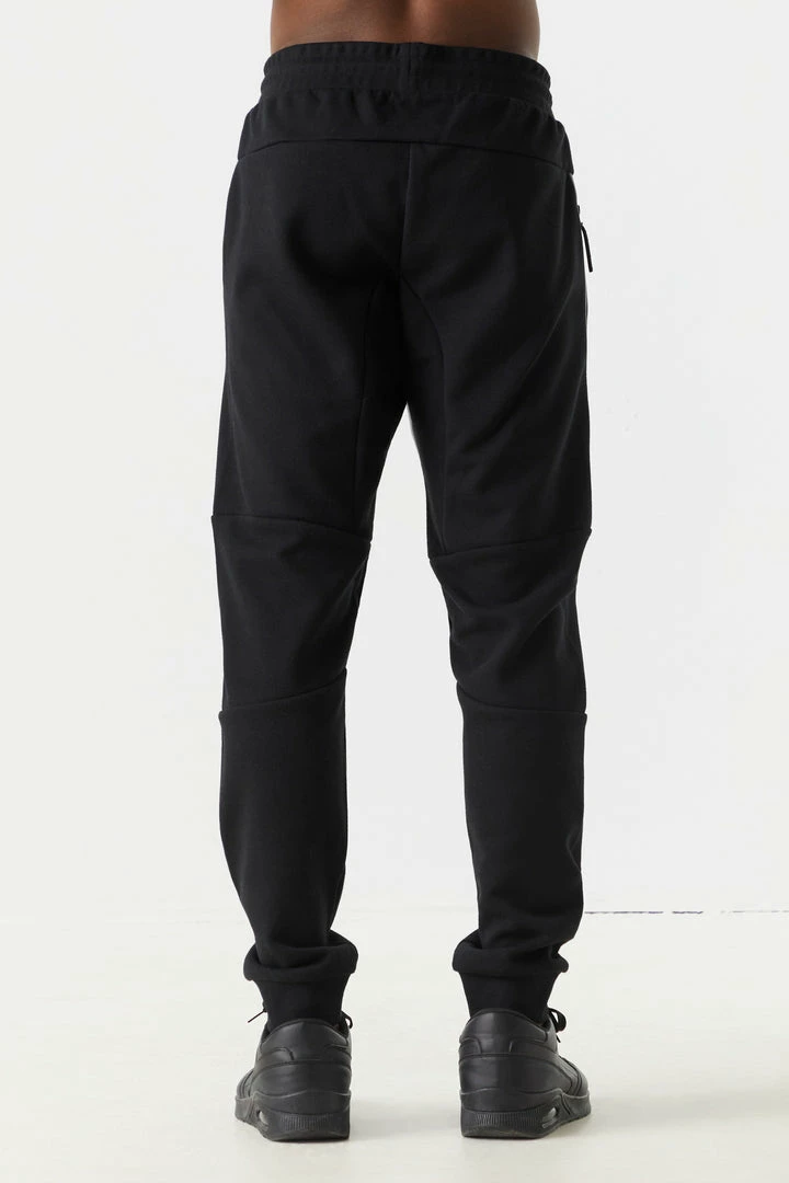 Mens Soft Touch Side Colour Block Fleece Jogger 3 Mens Soft Touch Side Colour Block Fleece Jogger