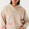 Urban Ladies Plus Plus Size Graphic Cropped Hoodie