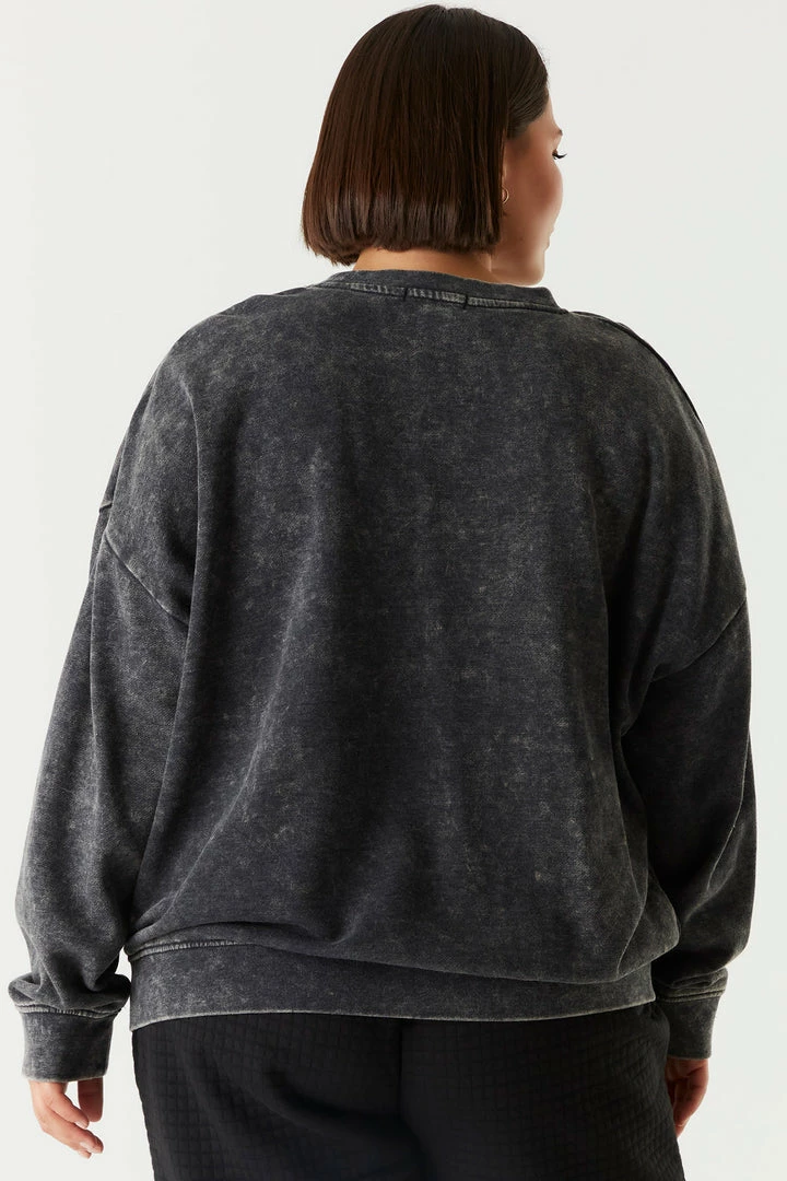 Stitches Ladies Plus Size Good Vibes Fleece Sweatshirt 2 Stitches Ladies Plus Size Good Vibes Fleece Sweatshirt