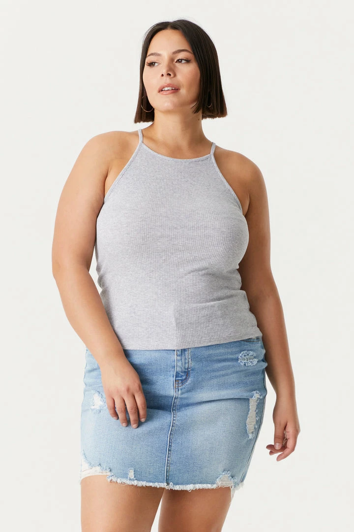 Stitches Ladies Tops Plus Size High Neck Racerback Cami 7 Stitches Ladies Tops Plus Size High Neck Racerback Cami