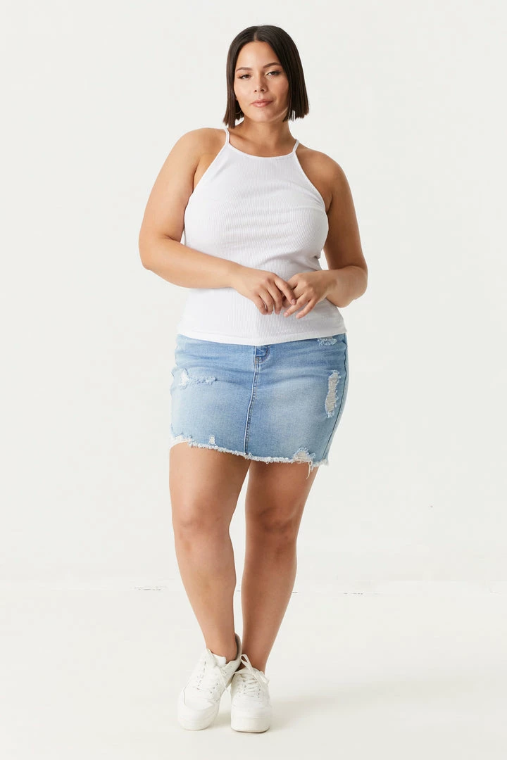 Stitches Ladies Tops Plus Size High Neck Racerback Cami 12 Stitches Ladies Tops Plus Size High Neck Racerback Cami