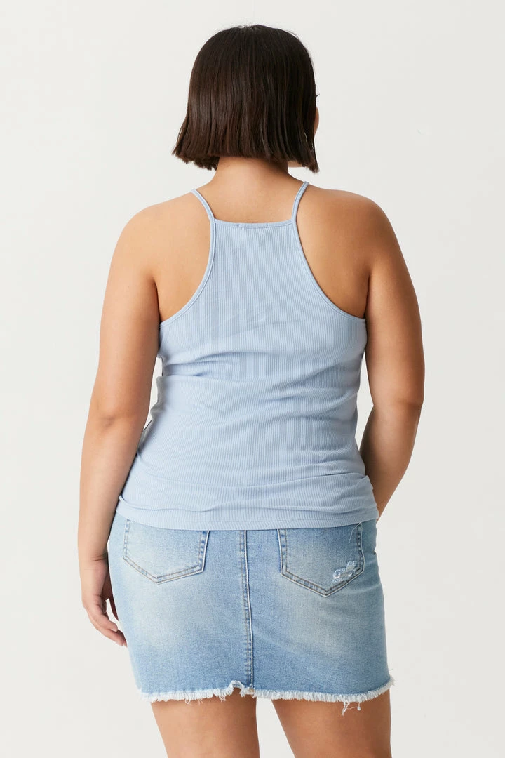 Stitches Ladies Tops Plus Size High Neck Racerback Cami 14 Stitches Ladies Tops Plus Size High Neck Racerback Cami