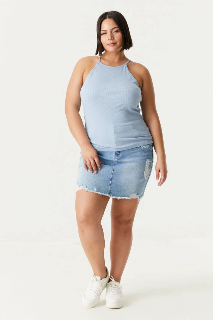 Stitches Ladies Tops Plus Size High Neck Racerback Cami 15 Stitches Ladies Tops Plus Size High Neck Racerback Cami