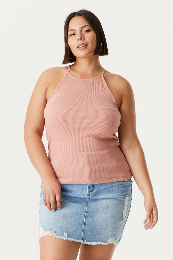 Stitches Ladies Tops Plus Size High Neck Racerback Cami 16 Stitches Ladies Tops Plus Size High Neck Racerback Cami