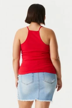 Stitches Ladies Tops Plus Size High Neck Racerback Cami 55 Stitches Ladies Tops Plus Size High Neck Racerback Cami