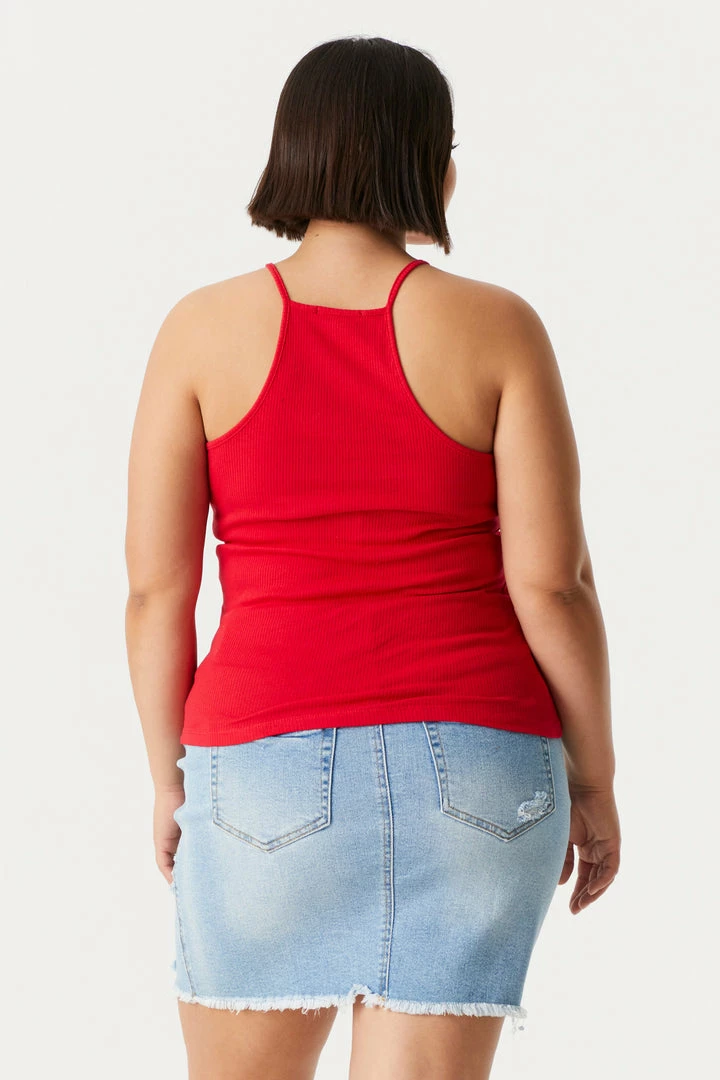 Stitches Ladies Tops Plus Size High Neck Racerback Cami 23 Stitches Ladies Tops Plus Size High Neck Racerback Cami