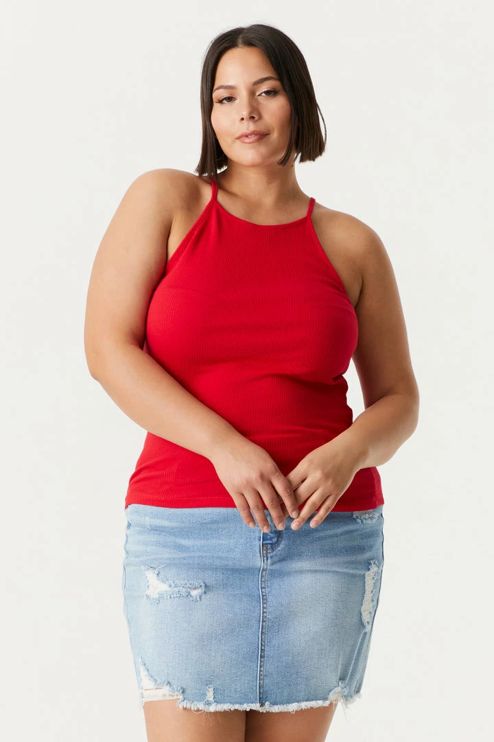 Stitches Ladies Tops Plus Size High Neck Racerback Cami 22 Stitches Ladies Tops Plus Size High Neck Racerback Cami