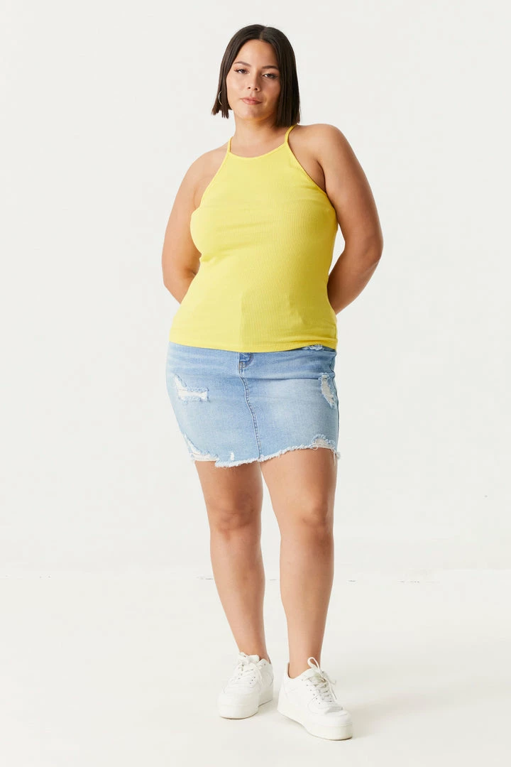 Stitches Ladies Tops Plus Size High Neck Racerback Cami 27 Stitches Ladies Tops Plus Size High Neck Racerback Cami