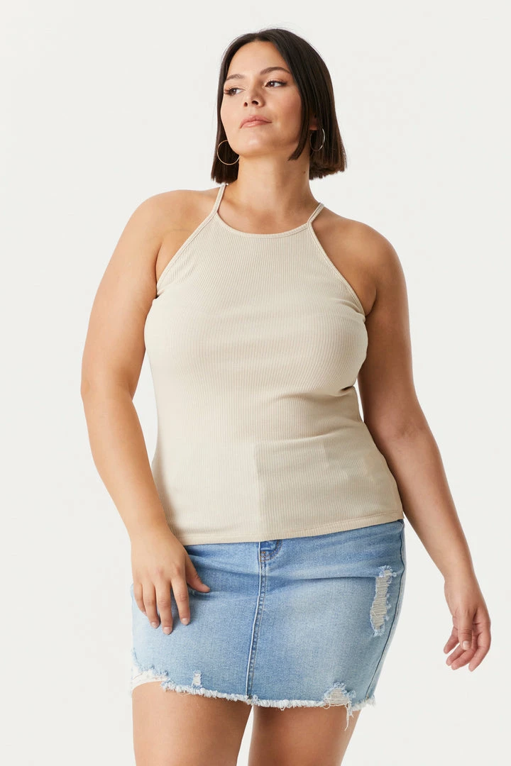 Stitches Ladies Tops Plus Size High Neck Racerback Cami 31 Stitches Ladies Tops Plus Size High Neck Racerback Cami