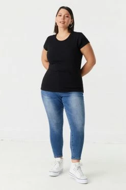 Stitches Ladies Tops Plus Size Everyday T-Shirt 38 Stitches Ladies Tops Plus Size Everyday T-Shirt