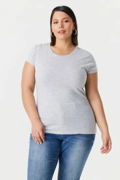 Stitches Ladies Tops Plus Size Everyday T-Shirt 39 Stitches Ladies Tops Plus Size Everyday T-Shirt