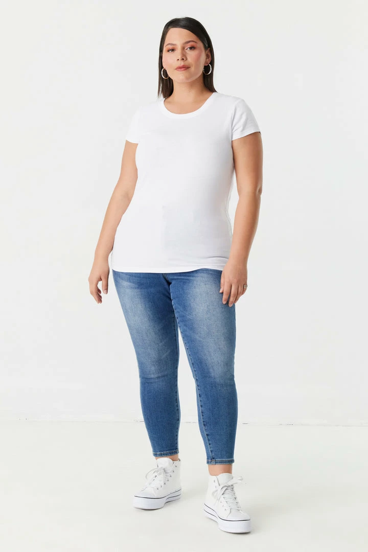 Stitches Ladies Tops Plus Size Everyday T-Shirt 12 Stitches Ladies Tops Plus Size Everyday T-Shirt