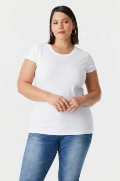 Stitches Ladies Tops Plus Size Everyday T-Shirt 42 Stitches Ladies Tops Plus Size Everyday T-Shirt