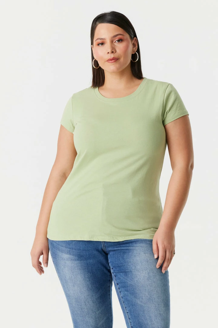 Stitches Ladies Tops Plus Size Everyday T-Shirt 1 Stitches Ladies Tops Plus Size Everyday T-Shirt