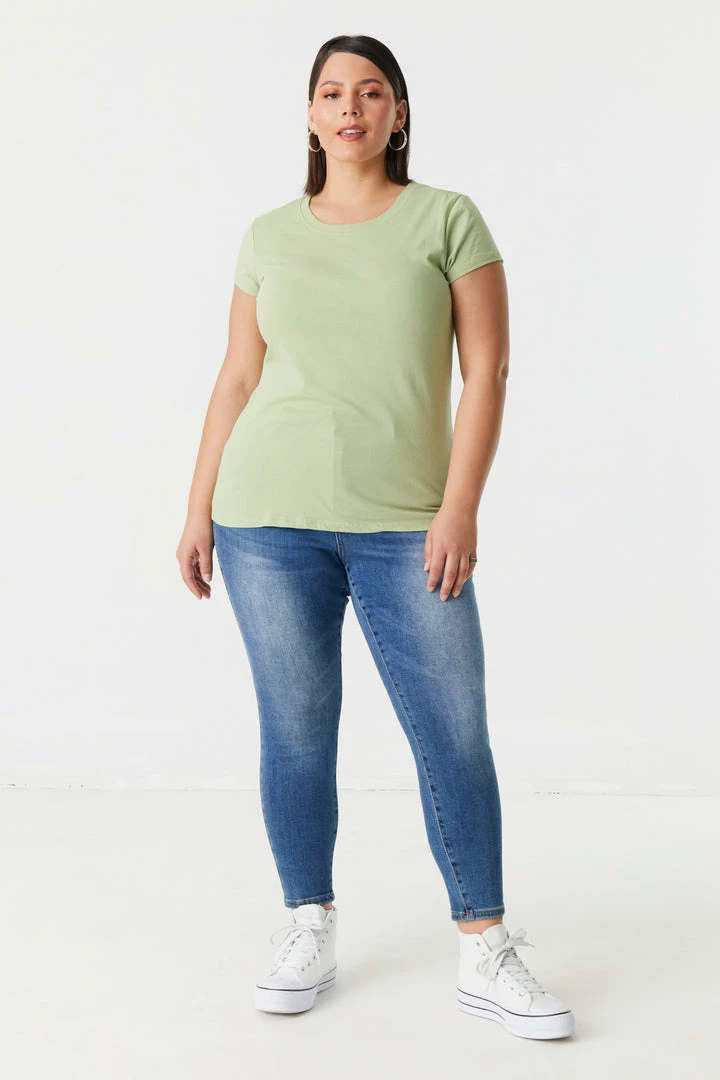 Stitches Ladies Tops Plus Size Everyday T-Shirt 3 Stitches Ladies Tops Plus Size Everyday T-Shirt