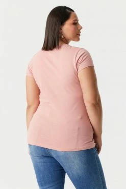 Stitches Ladies Tops Plus Size Everyday T-Shirt 52 Stitches Ladies Tops Plus Size Everyday T-Shirt