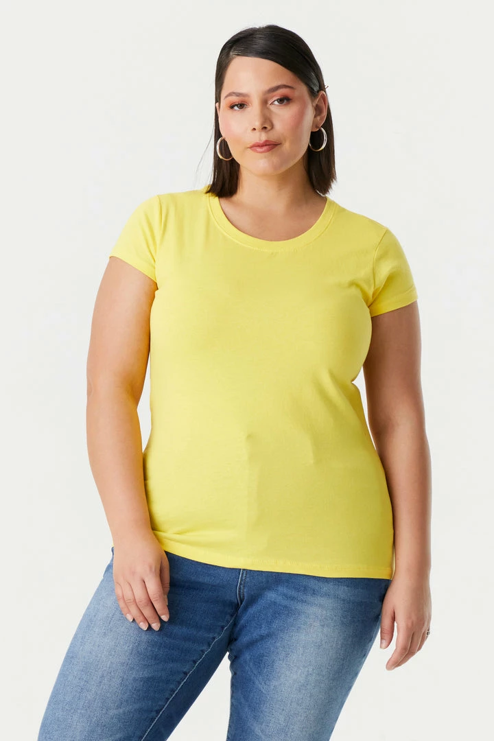 Stitches Ladies Tops Plus Size Everyday T-Shirt 25 Stitches Ladies Tops Plus Size Everyday T-Shirt