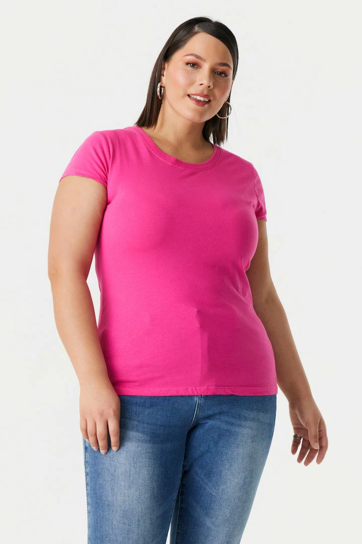 Stitches Ladies Tops Plus Size Everyday T-Shirt 28 Stitches Ladies Tops Plus Size Everyday T-Shirt