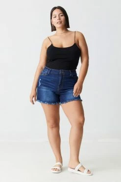 Stitches Ladies Plus Size Scoop Neck Cami Bodysuit