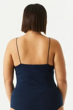 Stitches Ladies Plus Size Scoop Neck Cami Bodysuit