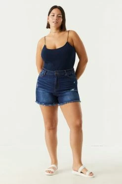 Stitches Ladies Plus Size Scoop Neck Cami Bodysuit