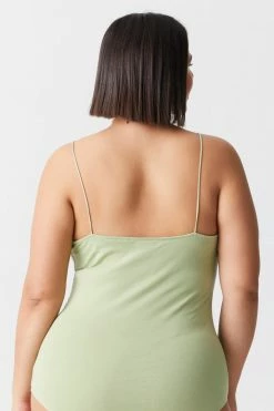 Stitches Ladies Plus Size Scoop Neck Cami Bodysuit