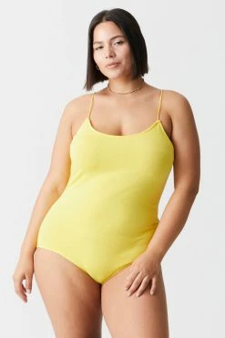 Stitches Ladies Plus Size Scoop Neck Cami Bodysuit