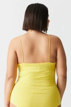 Stitches Ladies Plus Size Scoop Neck Cami Bodysuit