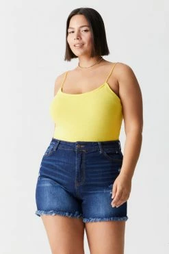 Stitches Ladies Plus Size Scoop Neck Cami Bodysuit