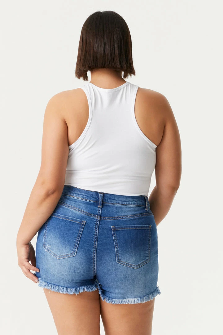 Stitches Ladies Tops Plus Size V-Neck Racerback Bodysuit 12 Stitches Ladies Tops Plus Size V-Neck Racerback Bodysuit