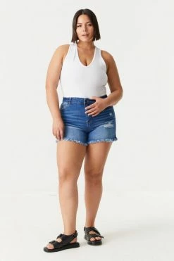 Stitches Ladies Tops Plus Size V-Neck Racerback Bodysuit 54 Stitches Ladies Tops Plus Size V-Neck Racerback Bodysuit